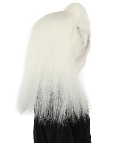 HPO Teen Extreme Hairy Person Costume Bundle & Mask Set - Full-Body Hair Suit Extra-Long Costume Wig for Halloween, Cosplay & Parties - Multiple Color Options