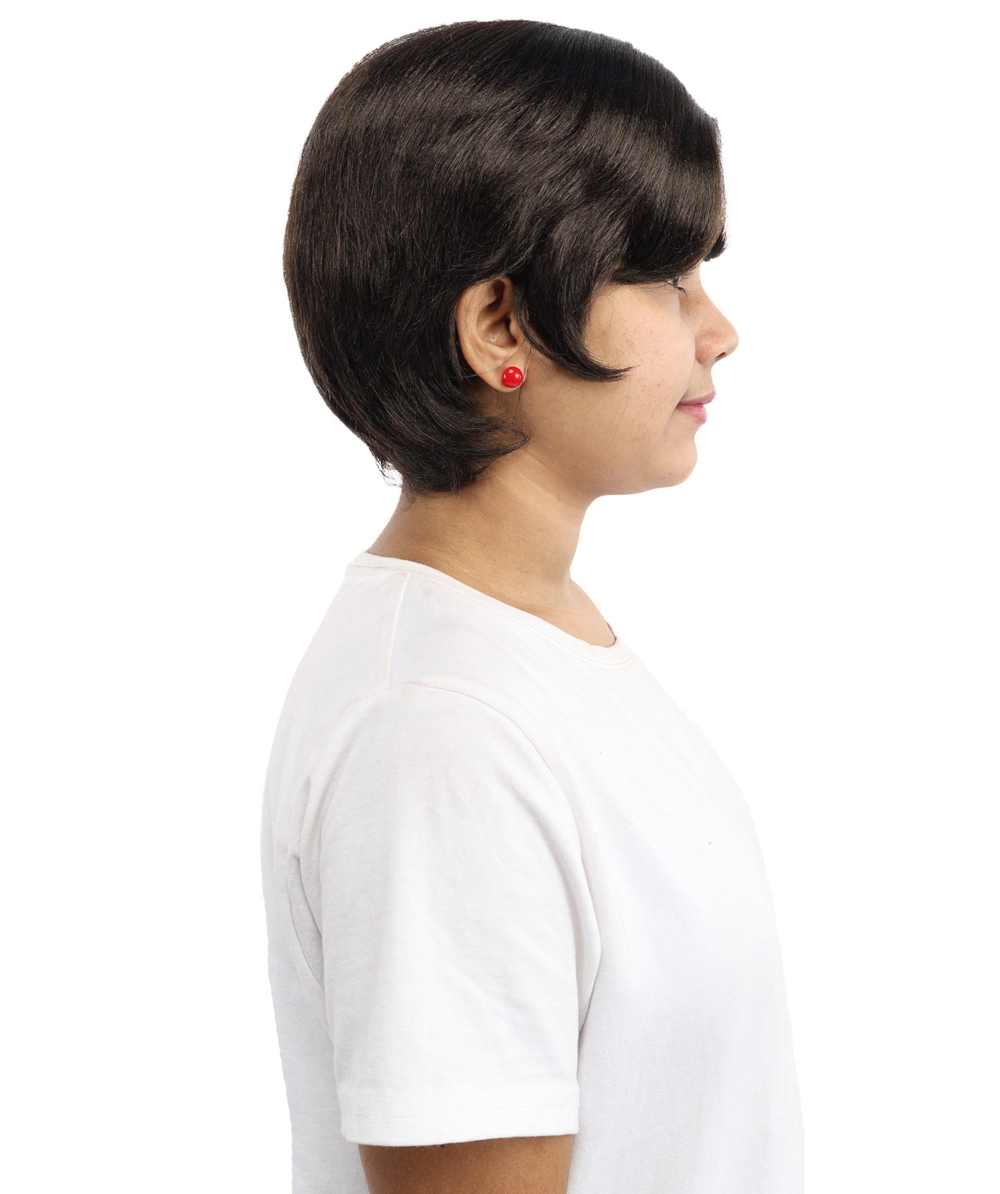 HPO Women’s 10-Inch Short Brown Wig | Celebrity Hairpiece for Costume, Cosplay, and Themed Parties | Sleek and Modern Hairpiece for Versatile Looks