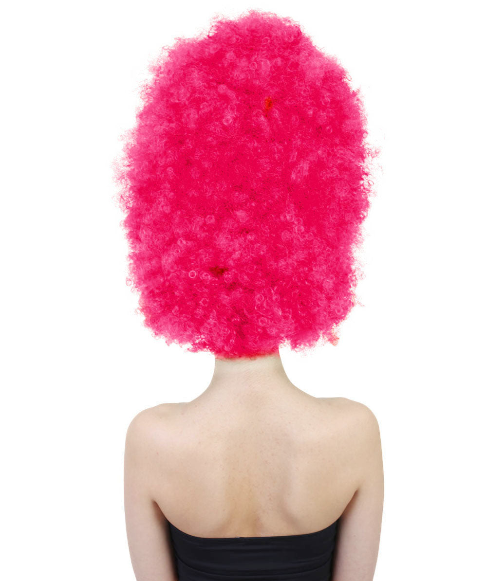 Super Sized Jumbo Afro Wig  Multiple Color | Halloween Party Online |  Flame Retardant Synthetic Fiber