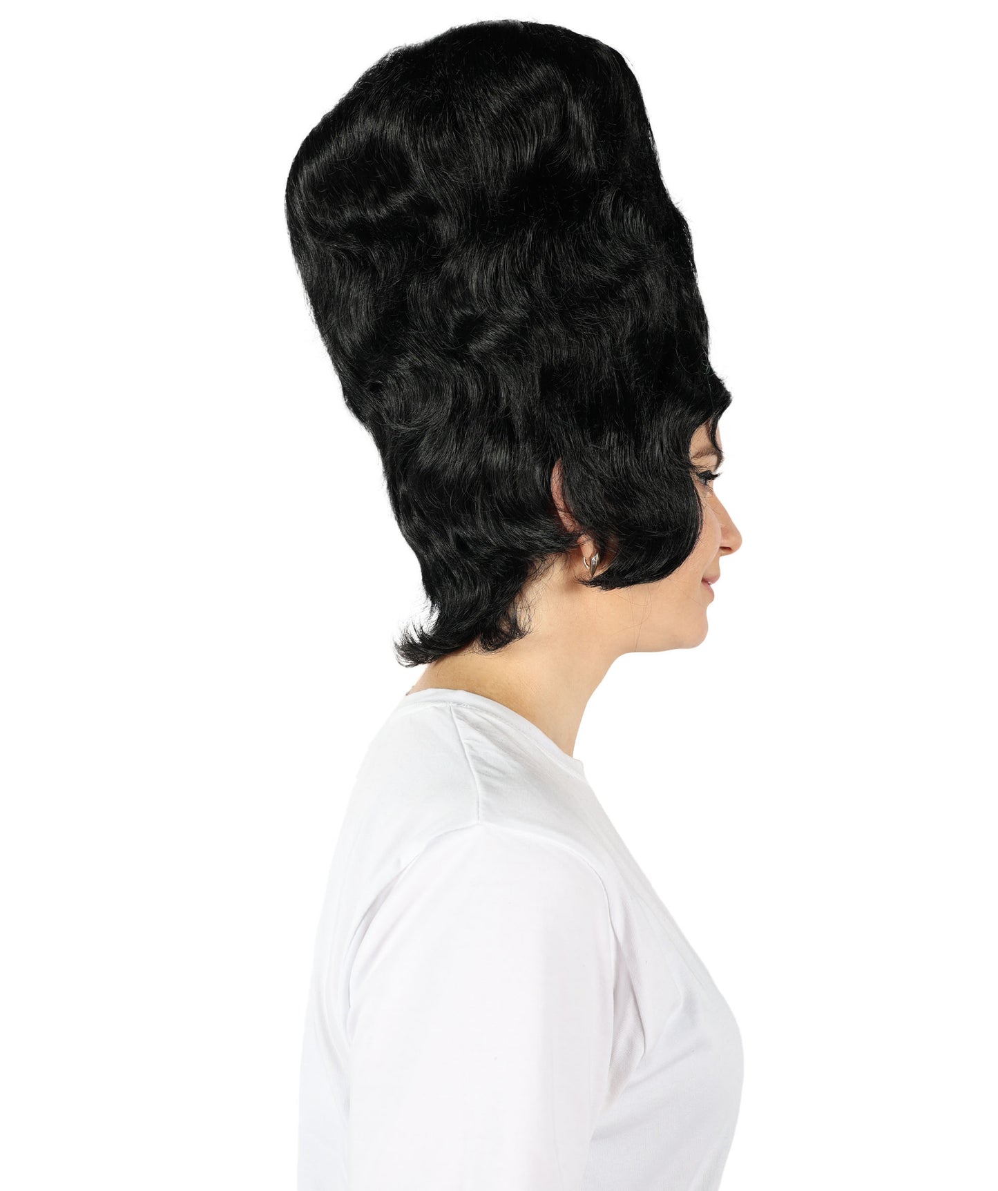HPO Woman's 18th Century Colonial Lady Wig | Multicolor Historical Wig | Premium Breathable Capless Cap