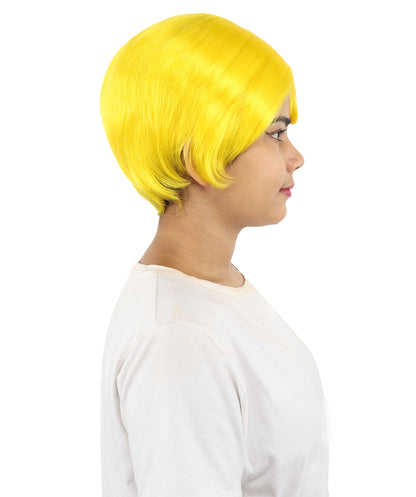 HPO Adult Women’s 10-Inch Short Wig | Multiple Color Options | Celebrity Hairpiece for Costume, Cosplay, and Themed Parties | Sleek and Modern Hairpiece for Versatile Looks