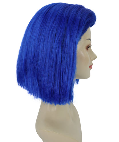 Adult Women's 10" Inch Short Length Halloween Cosplay Ombre Pop Star Fireworks Costume Wig, Synthetic Soft Fiber Hair | Multicolor Options | HPO