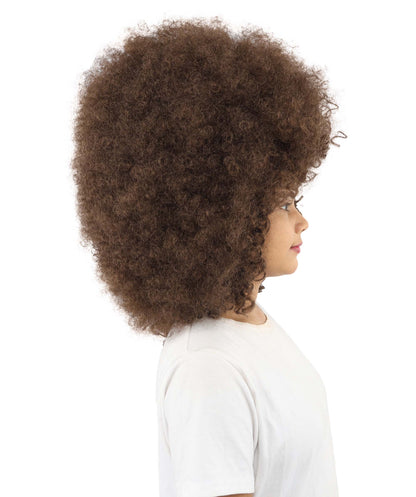 HPO Women's Giant White Glitter Afro Wig | Massive Puffy Sparkle Hair with Silver Sheen, Synthetic Fiber & Breathable Cap | Halloween, Troll Roleplay, 70s Disco Party, Theater & Funny Costume
