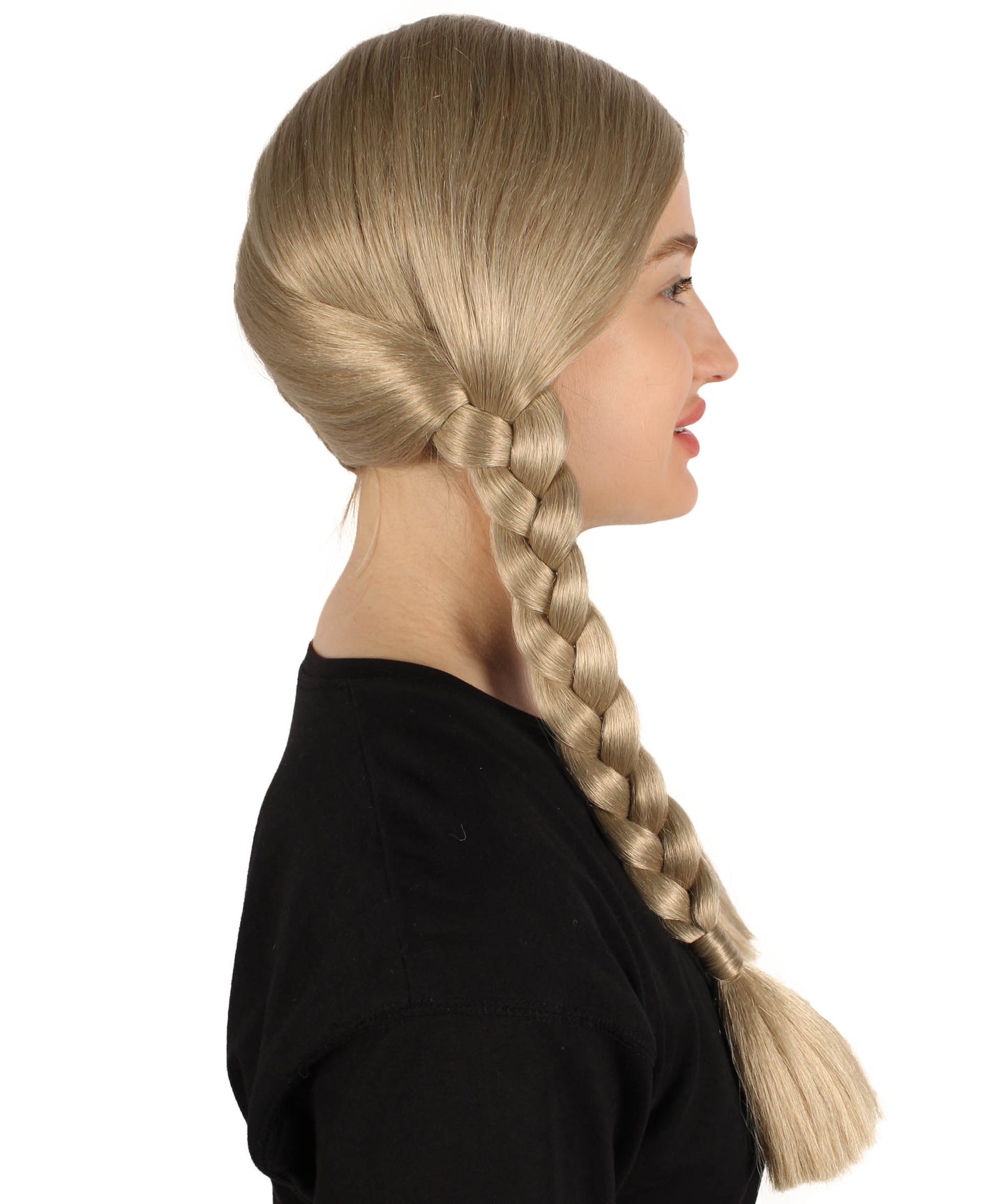 HPO Women's  Braided Gothic Wig | Multiple Color Collections TV Movie Wigs | Premium Breathable Capless Cap