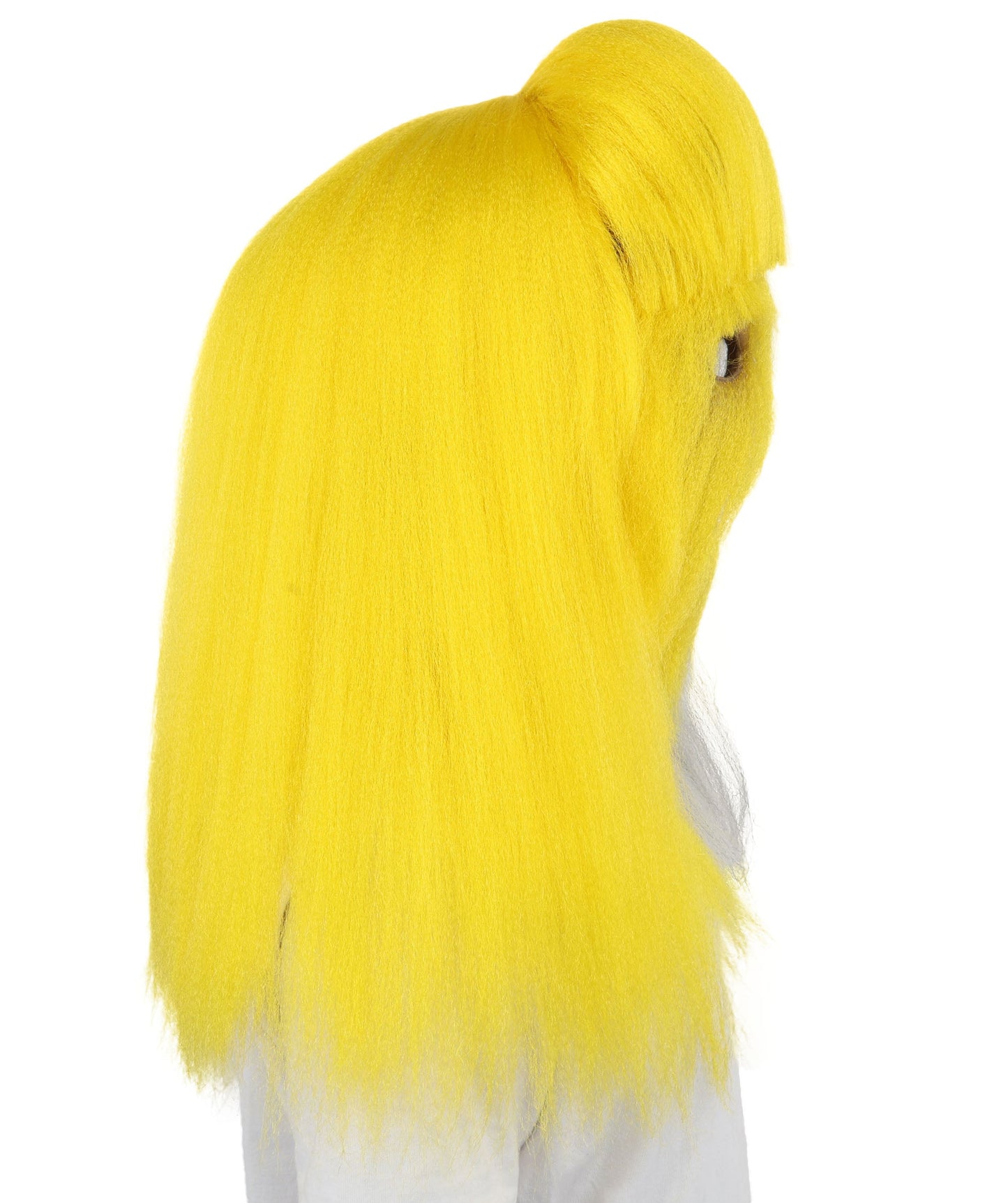 HPO Teen Extreme Hairy Person Two Part Costume, Mask and Bundle Set - Full-Body Hair Suit Extra-Long Costume Wig for Halloween, Cosplay & Parties - Multiple Color Options