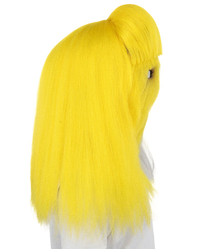 HPO Teen Extreme Hairy Person Two Part Costume, Mask and Bundle Set - Full-Body Hair Suit Extra-Long Costume Wig for Halloween, Cosplay & Parties - Multiple Color Options