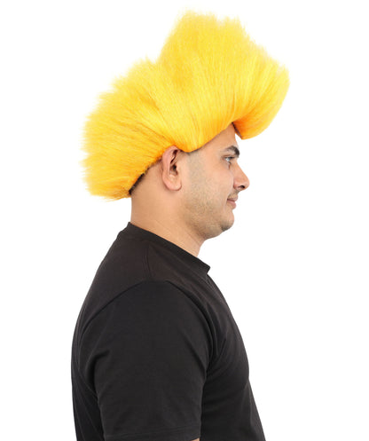 Hades God of Death |Multiple Color Fake Flame Spikes | Premium Halloween Wig