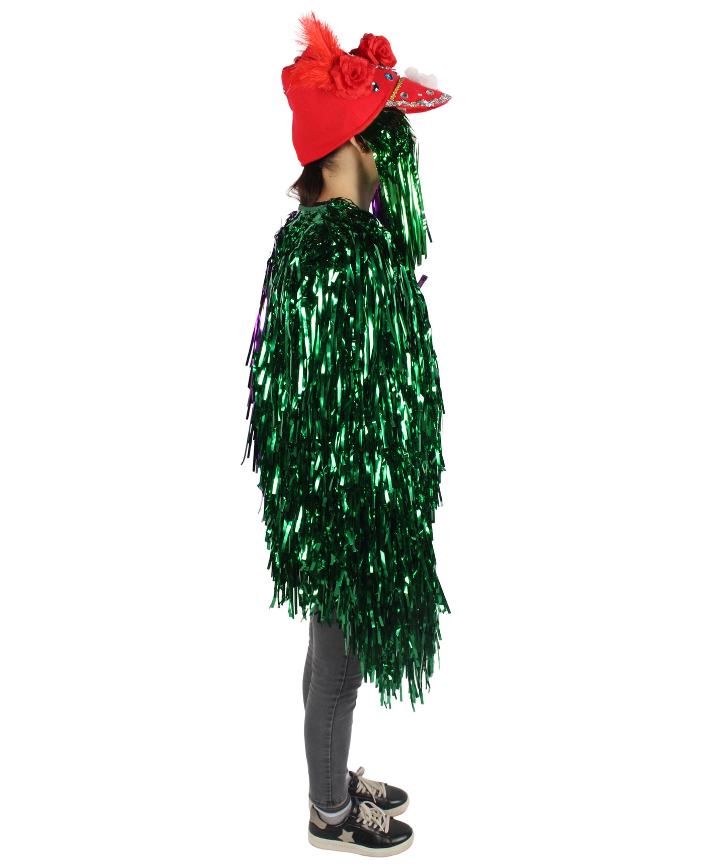 Adult Unisex DJ Tinsel Costume| Multiple Color Options