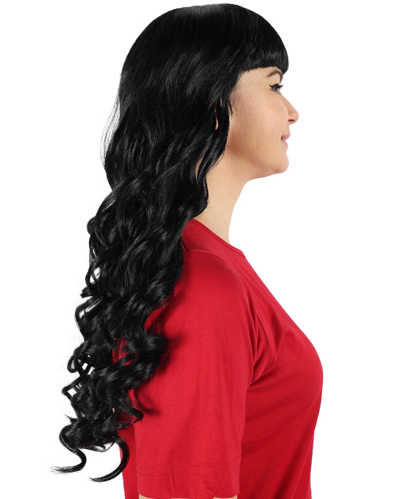 Adult Women's Multiple  Color  Option Wavy Long Length Trendy Wig