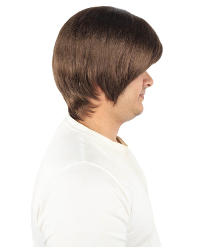 Men's Short Dramatic Texture Wig | Multiple Color Option | undercut, multi-layered messy styling | Halloween, cosplay, drag, theatrical performances, and themed parties