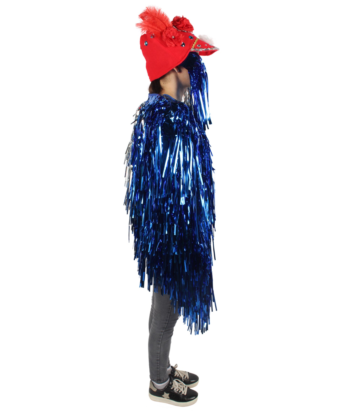 Adult Unisex DJ Tinsel Costume| Multiple Color Options
