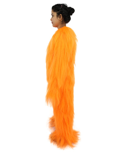 HPO Teen Extreme Hairy Person Costume Bundle & Mask Set - Full-Body Hair Suit Extra-Long Costume Wig for Halloween, Cosplay & Parties - Multiple Color Options