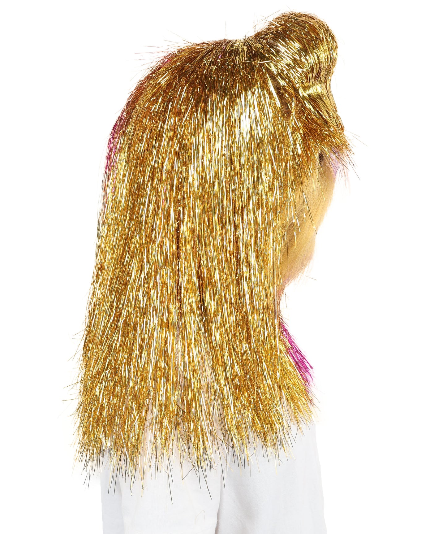 HPO Teen Extreme Hairy Two Part Costume Bundle & Mask Set - Full-Body Hair Suit Extra-Long Costume Wig for Halloween, Cosplay & Parties - Multiple Color Options