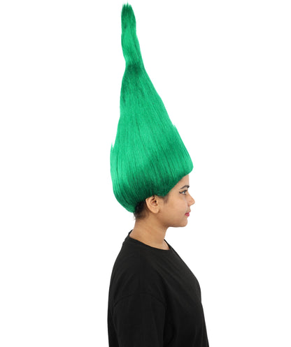 HPO Adult & Teen Women's Tall Cone Wig | Multicolor Options, create of synthetic fiber, extremely tall smooth pointed texture, breathable base | Party, Halloween, theater, drag, performance, costume events