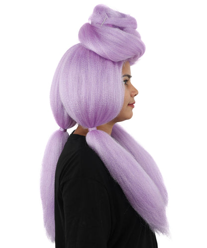 Women’s High Volume Extra Long Yarn Twisted Bun Wig – Multiple Color Options | Bubble Ponytails Hairpiece with Capless Cap | Statement Headpiece for Halloween, Cosplay, Theater and Drag Looks
