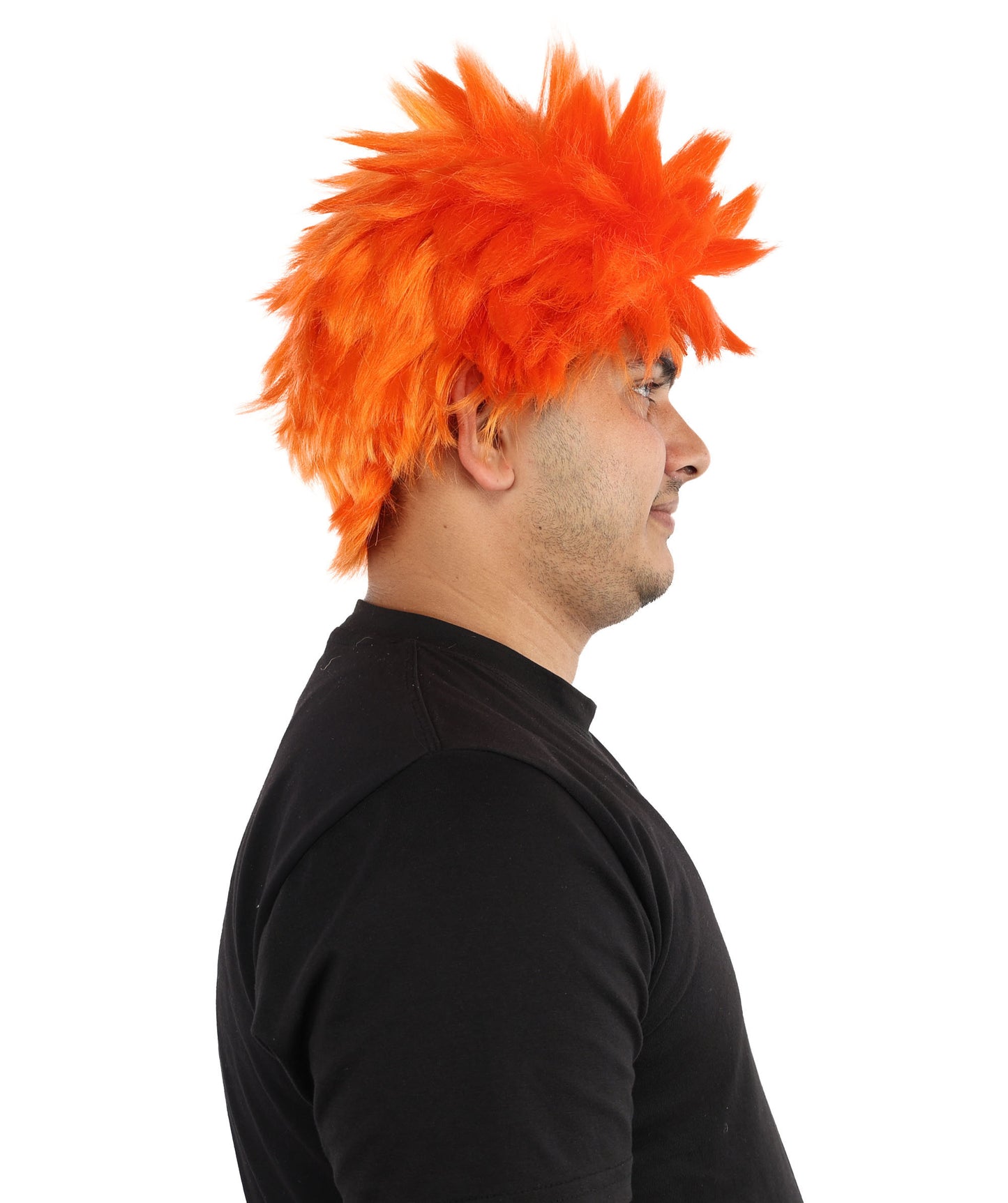 HPO Adult Men's Japanese Superhero Manga Spiky Wig |  Multi Color Options