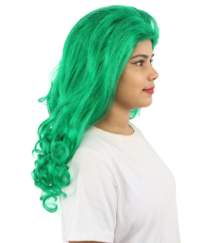 HPO Adult Women’s 16-Inch Medium Wig with Soft Curls | Multiple Color Options | Ideal for Cosplay, and Themed Events | Elegant, Versatile Hairpiece for Various Looks