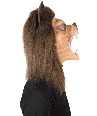 HPO Unisex Fur Animal Multiple Costume, Mask and Bundle – Complete Animal Fur Costume Set for Halloween or Themed Parties – Includes Detailed Fur Animal Outfit and Accessories–Comfortable