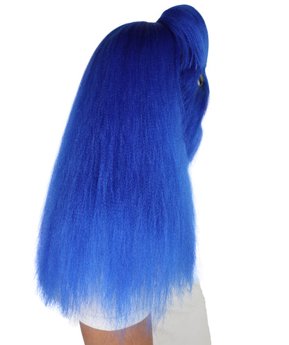 HPO Unisex Extreme Hairy Person Costume, Mask and Bundle - Full-Body Hair Suit Extra-Long Ash Brown Costume Wig for Halloween, Cosplay & Parties