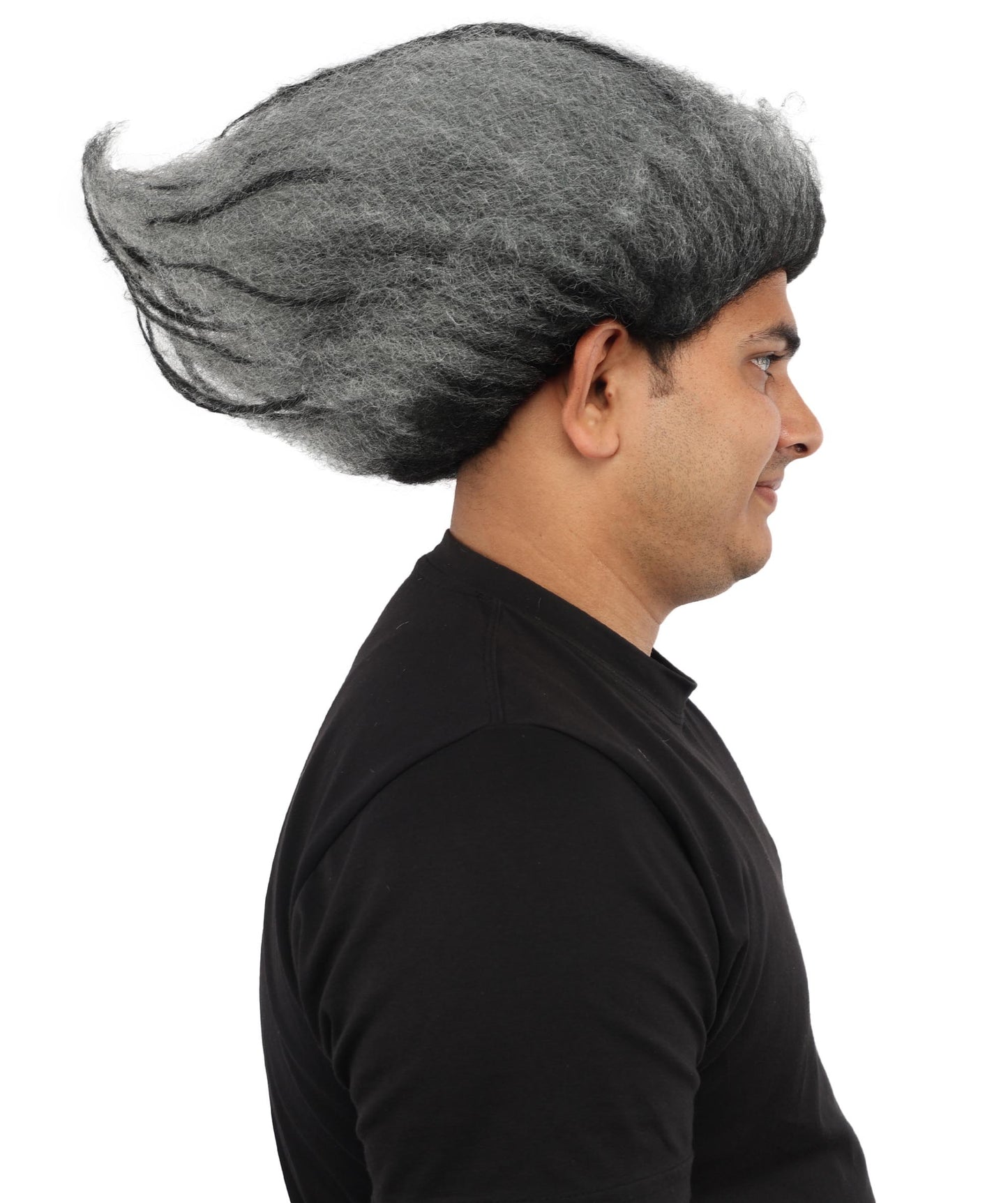 HPO Men's Wild Rocker Wig | Multicolor Options | Voluminous Frizzy Heavy Metal Hair, Two Tone Gradient & Breathable Cap | Halloween, Rock Troll Roleplay, 80s Costume, Theater & Concert Events