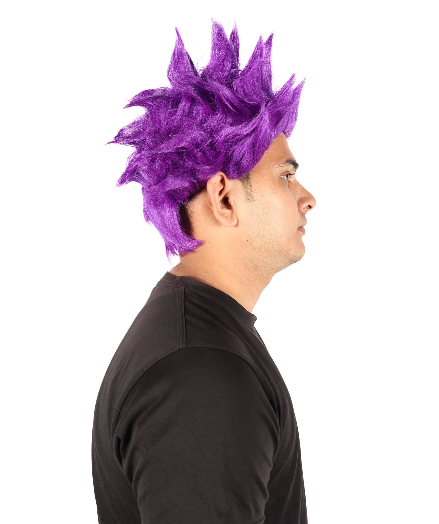 HPO Men’s Anime Young Ninja Nine Tail Yellow Blonde Spiky Wig