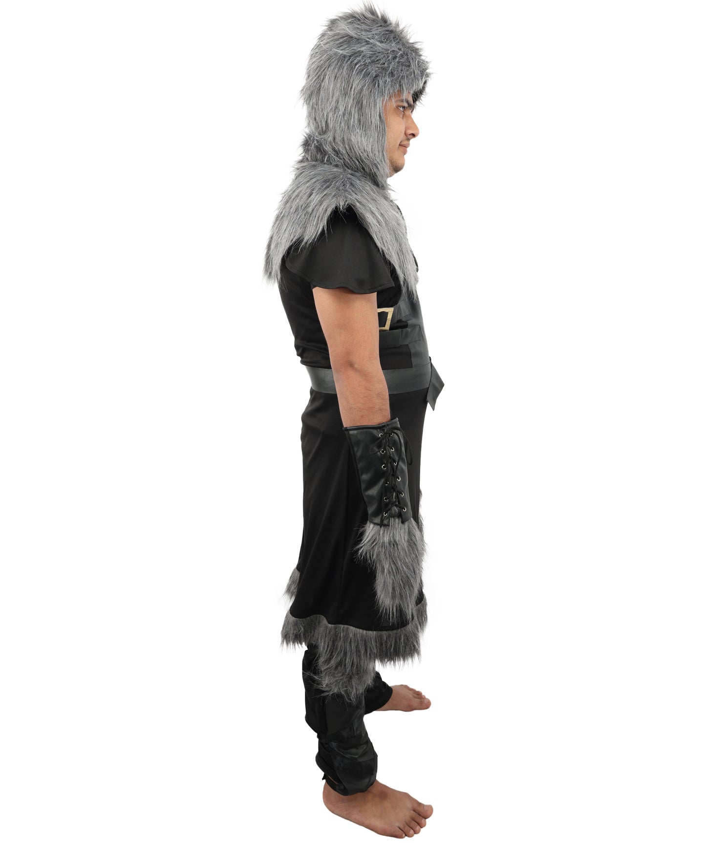 HPO Men's Skull Trooper Black Costume - Detailed Design, Ideal for Halloween and Themed Events, Perfect for Cosplay