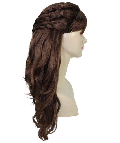 HPO Women's Curly Long Length Trendy Keepsake Multiple Color Options Wig