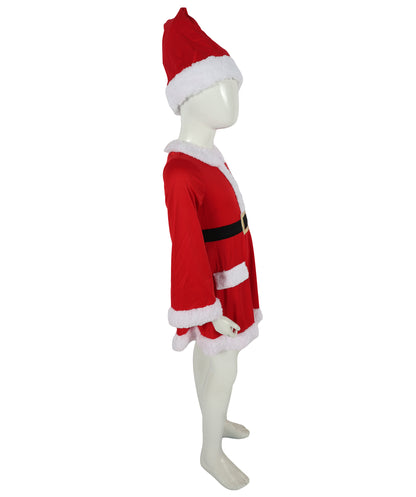 HPO Adult Women’s Inflatable Santa Dress Costume with Hat | Fun Holiday Party Outfit