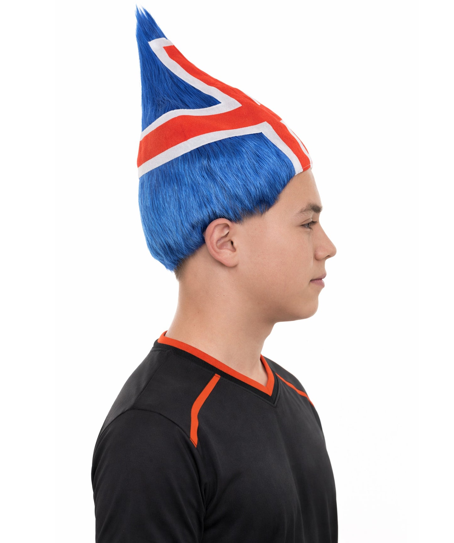Iceland Flag Sport Troll Wig | Premium Breathable Capless Cap