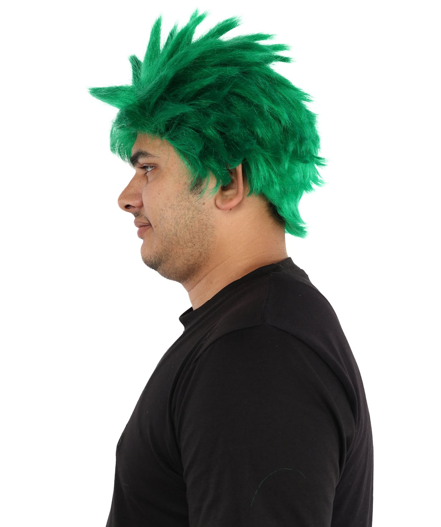 HPO Adult Men's Japanese Superhero Manga Spiky Wig |  Multi Color Options
