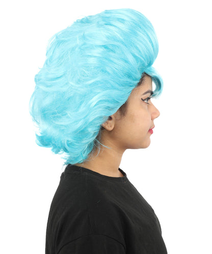 Women's Voluminous Retro Wig | Multiple Color Options, create of synthetic fiber, teased curly volume, breathable capless cap | Party, Halloween, theater, drag, performance, costume events