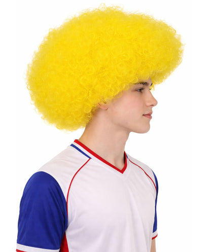 Adult Unisex Big Curly Afro Wig | Bold Costume Hair for Halloween, Cosplay, and Themed Parties | Multiple Color Options