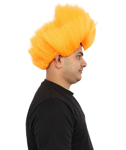 Hades God of Death |Multiple Color Fake Flame Spikes | Premium Halloween Wig