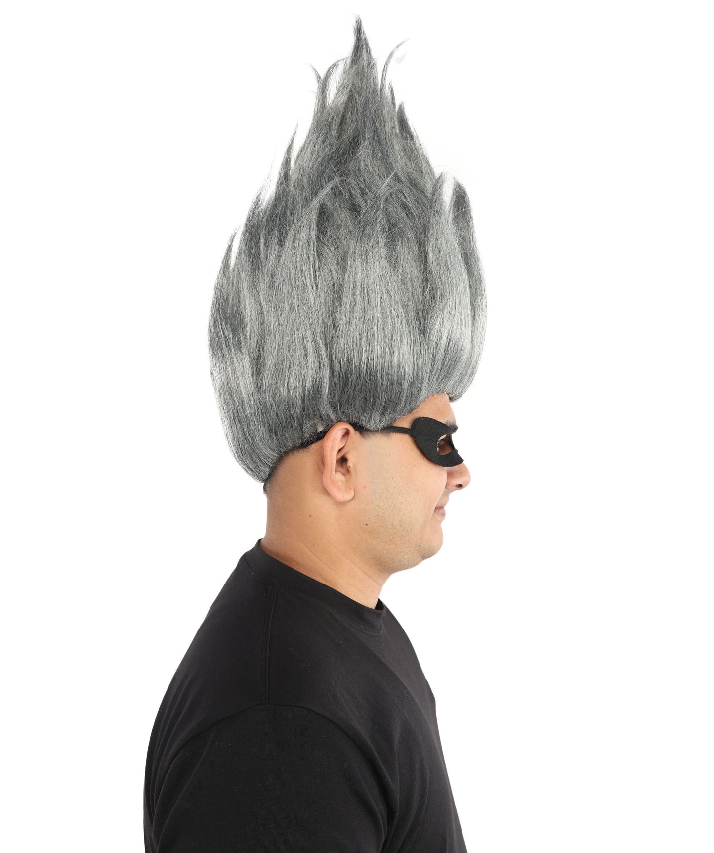 HPO Animated Movie Supervillain Wig , Troll Wig , Premium Breathable Capless Cap