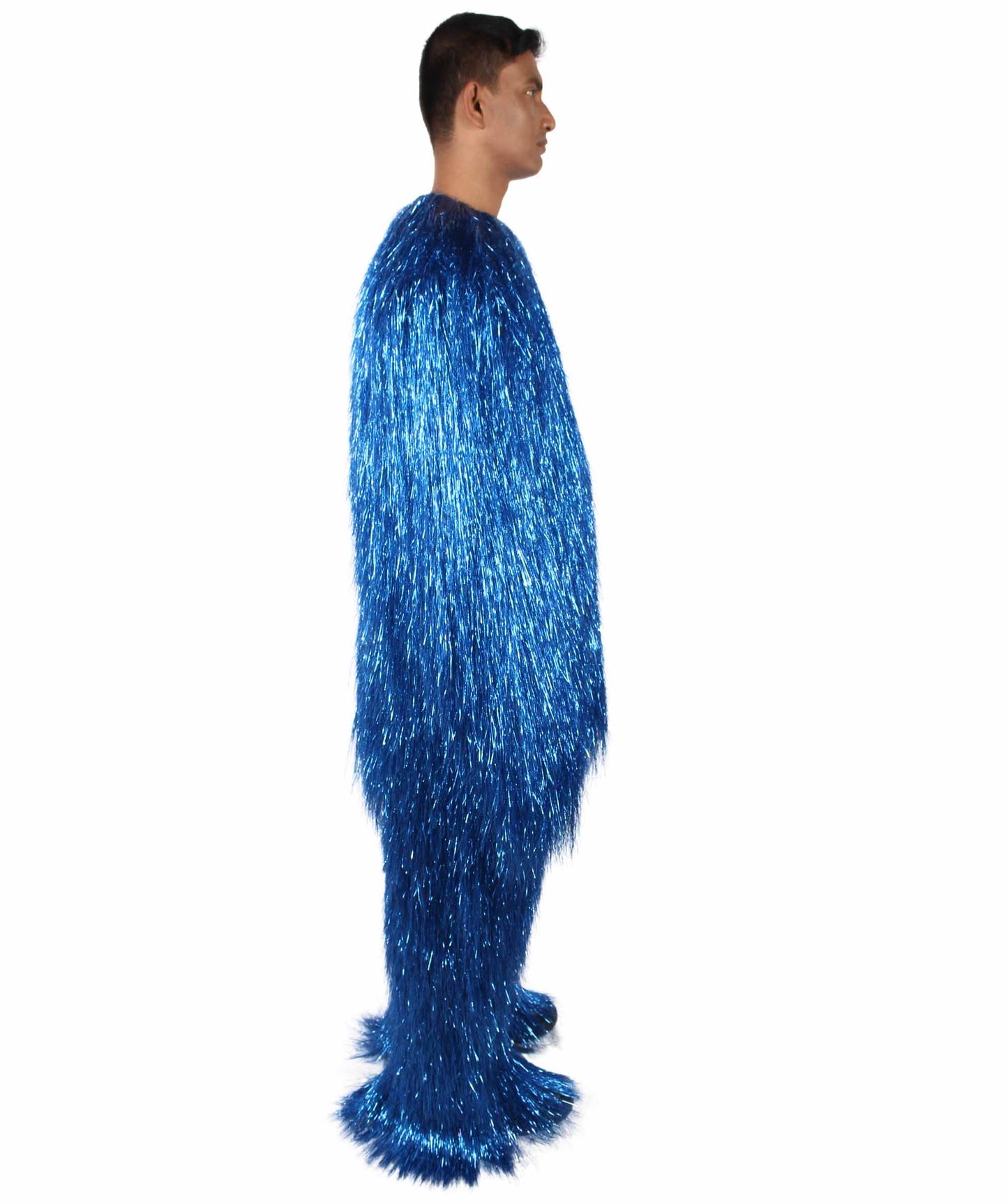HPO Hairy Unisex Ape Mask and Bodysuit Costume Tinsel  | Multiple Colors