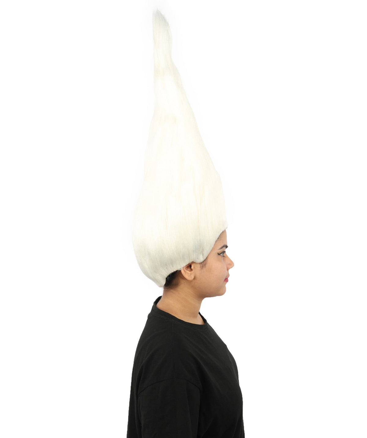 HPO Adult & Teen Women's Tall Cone Wig | Multicolor Options, create of synthetic fiber, extremely tall smooth pointed texture, breathable base | Party, Halloween, theater, drag, performance, costume events