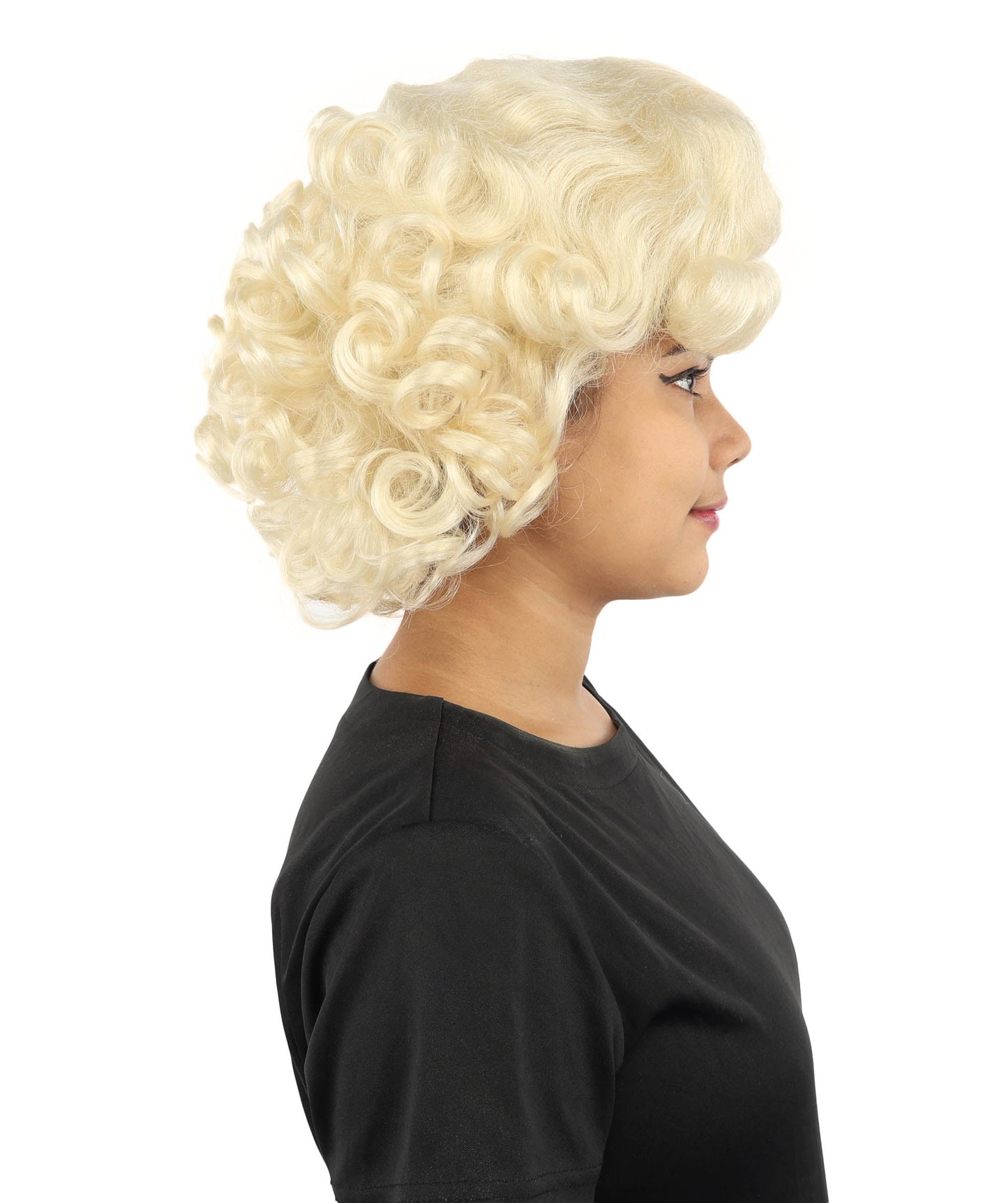 HPO Adult Women's Dame Edna Everage Wigs | Multiple Color Options | Drag Queen-Inspired Colorful Synthetic Hair for Parties, Stage Events | Breathable Capless Design