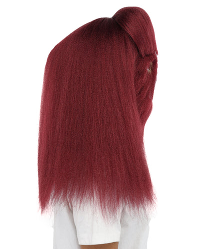 HPO Teen Extreme Hairy Person Costume Bundle & Mask Set - Full-Body Hair Suit Extra-Long Costume Wig for Halloween, Cosplay & Parties - Multiple Color Options