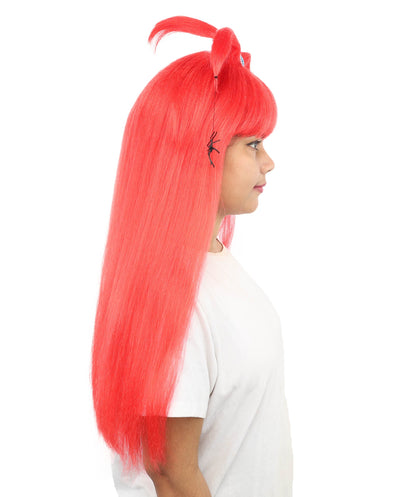 HPO Adult Women's Spider Gothic Sculpted Wig | Multiple Color Options, create of synthetic fiber, architectural spider-leg loops with blunt bangs, breathable base | Party, Halloween, theater, drag, performance, costume events