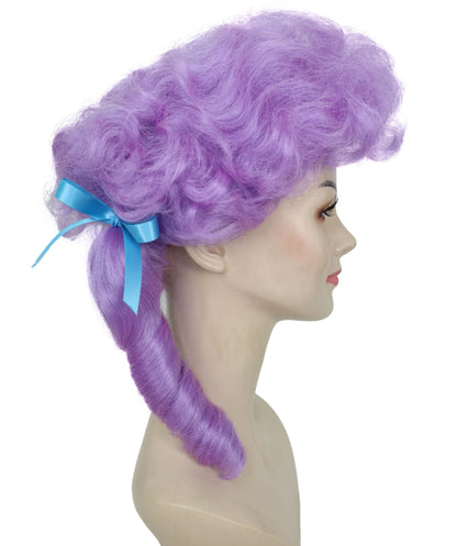 HPO Women’s Classic Elly May Clamped Multiple Wig With Two Blue Hair Ribbons