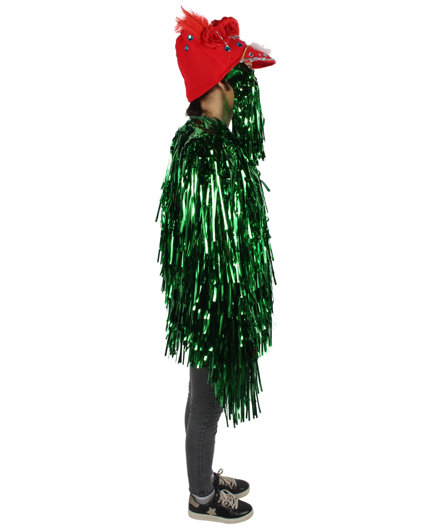 Adult Unisex DJ Tinsel Costume| Multiple Color Options