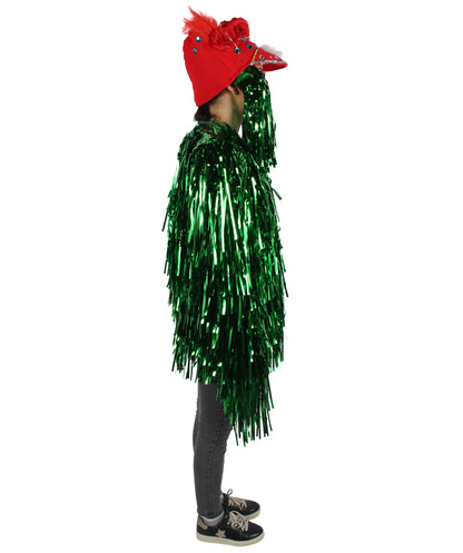 Adult Unisex DJ Tinsel Costume| Multiple Color Options