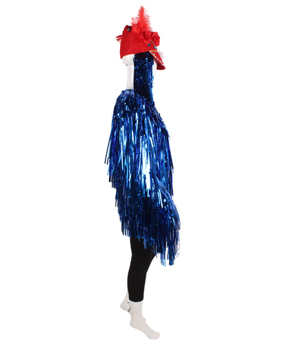 Blue DJ Tinsel Costume