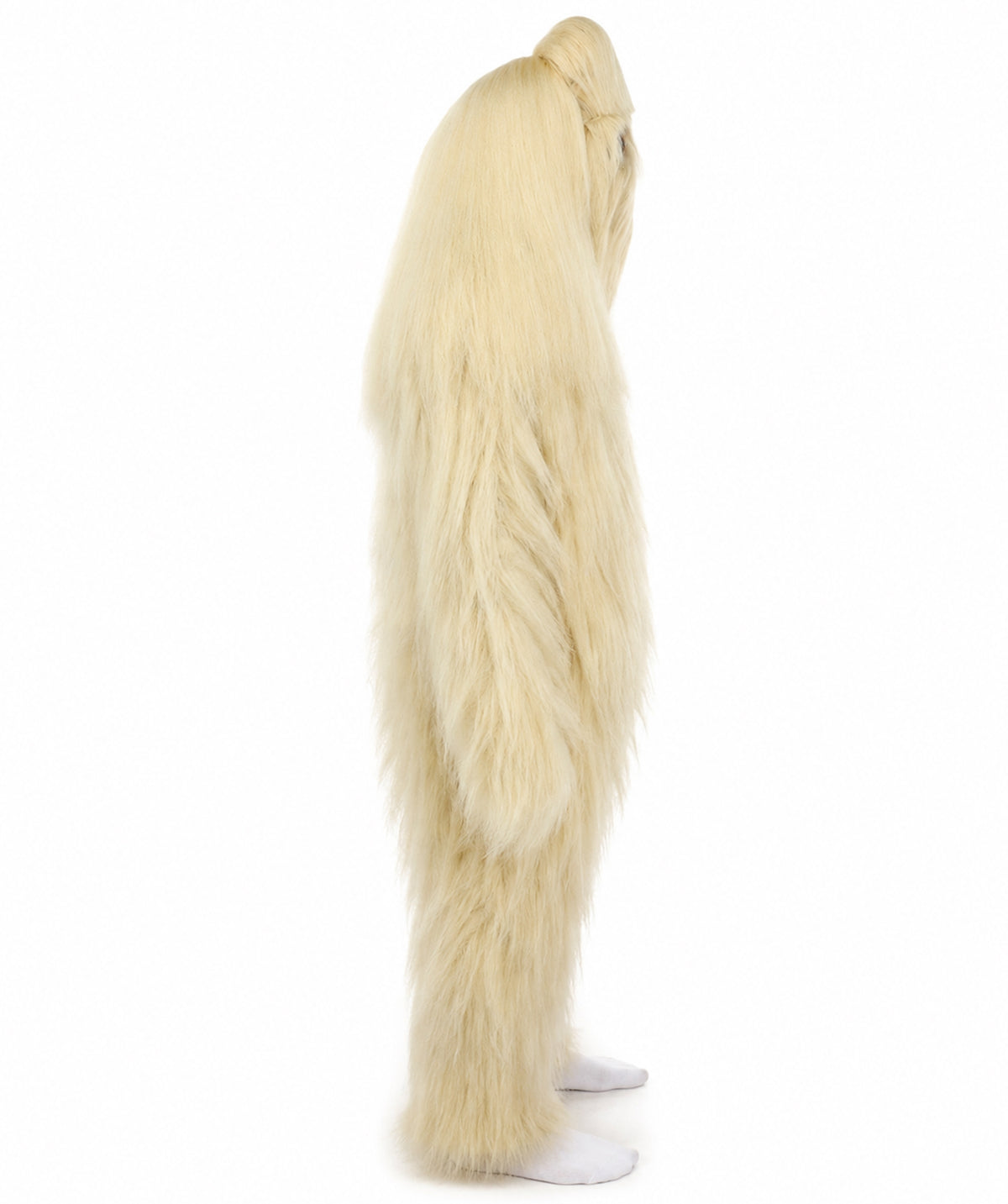 HPO Teen Extreme Hairy Person Costume Bundle & Mask Set - Full-Body Hair Suit Extra-Long Costume Wig for Halloween, Cosplay & Parties - Multiple Color Options