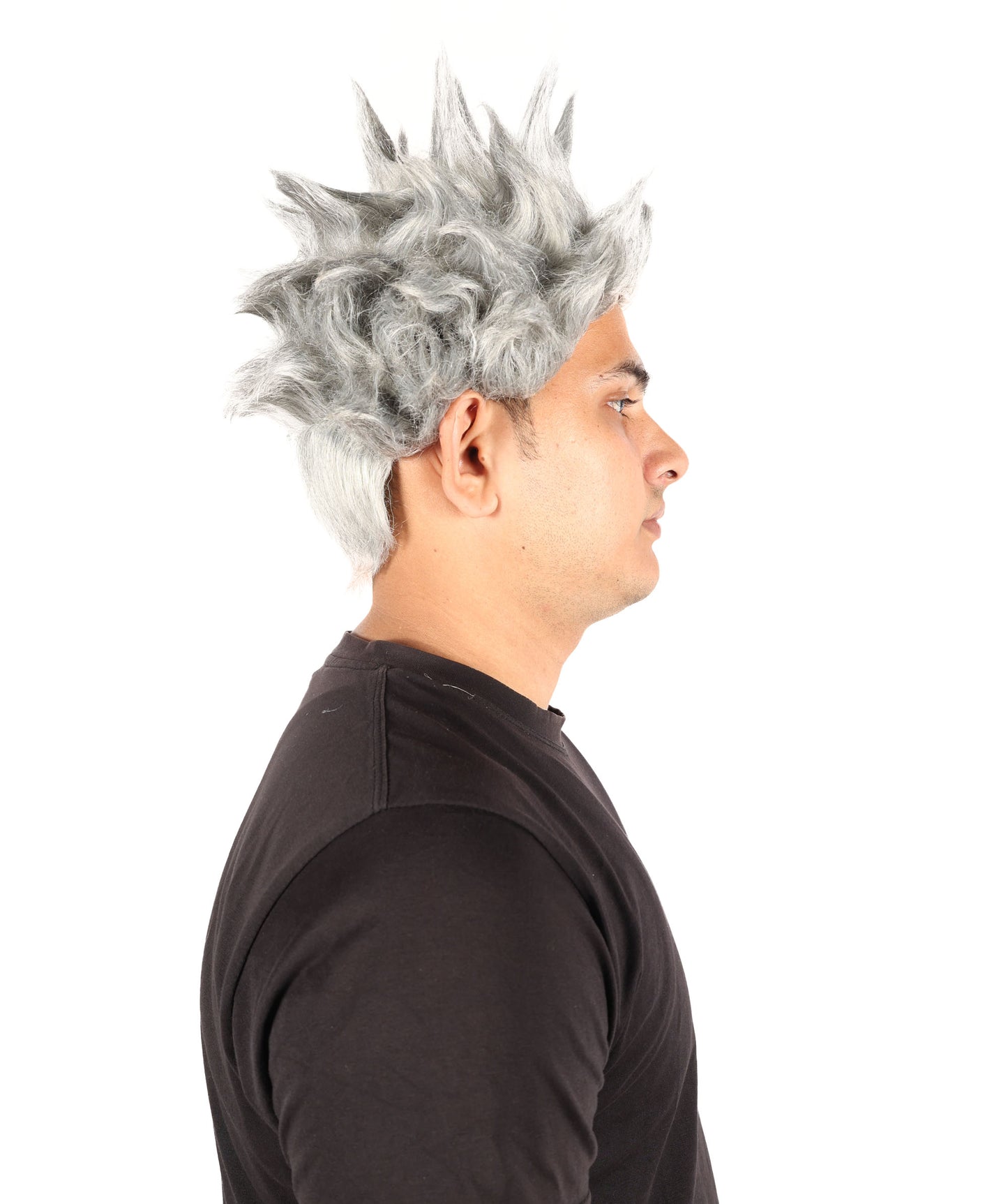 HPO Men’s Anime Young Ninja Nine Tail Yellow Blonde Spiky Wig