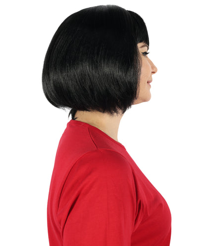 Celebrity Women's Casual Bob | Multiple color Bob Cosplay Halloween Wig | Premium Breathable Capless Cap