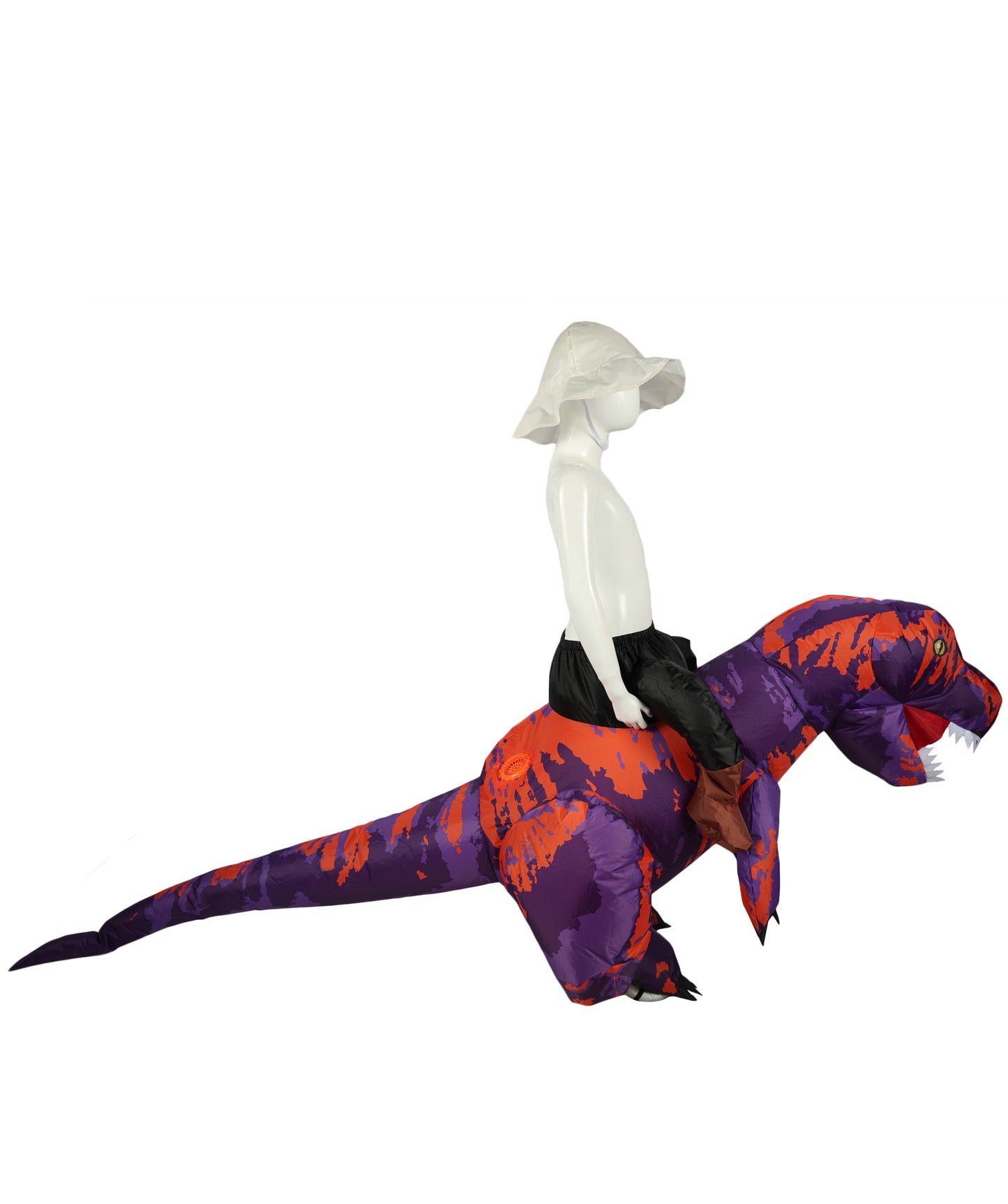 HPO Unisex Dino Rider Costume – Fierce Dinosaur and Rider Outfit for Halloween,Festivals – Lightweight, Comfortable, One Size Fits Most