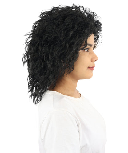 HPO Adult & Teen Women’s 15-Inch Curly Wig | Multiple Color Options | Wavy Voluminous Style | Idal for Costume, Cosplay, and Themed Events