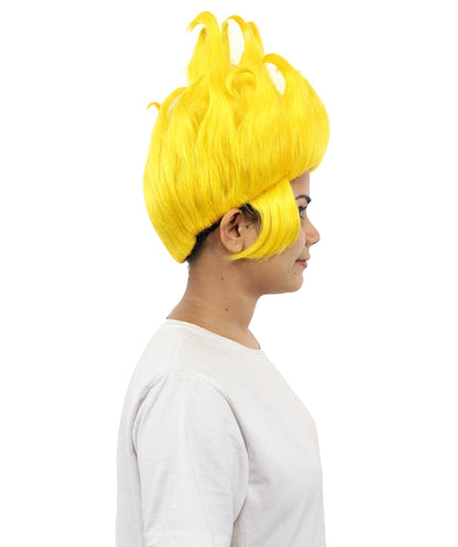 HPO Multiple color Sea Witch Wig – Curly Tentacle-Inspired Fancy Dress Wig for Women – Ocean Sorceress Cosplay Hair