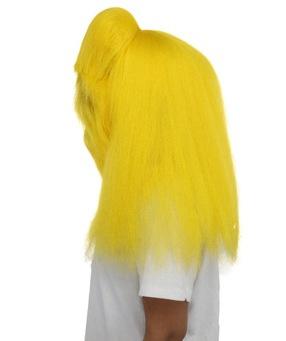 HPO Teen Extreme Hairy Person Costume Bundle & Mask Set - Full-Body Hair Suit Extra-Long Costume Wig for Halloween, Cosplay & Parties - Multiple Color Options